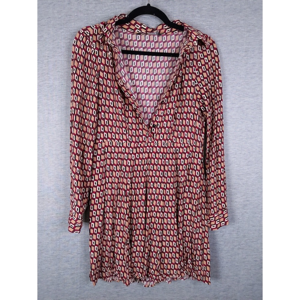 2x 👯‍♀️Host Pick⚡️Zara Geometric Print Dress with Bow Tie - Picture 5 of 11